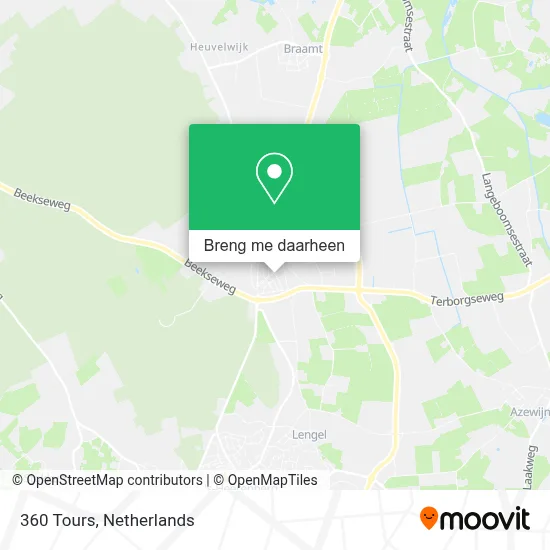 360 Tours kaart