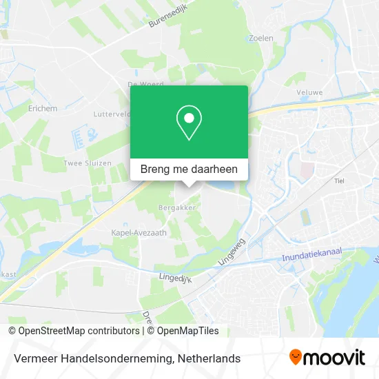Vermeer Handelsonderneming kaart