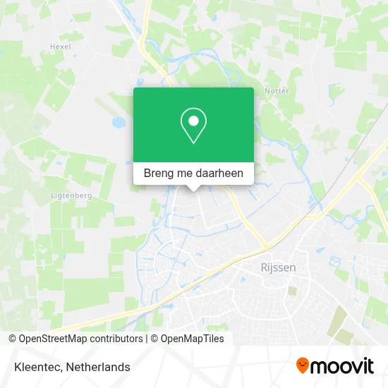Kleentec kaart