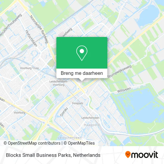 Blocks Small Business Parks kaart