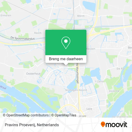 Pravins Proeverij kaart