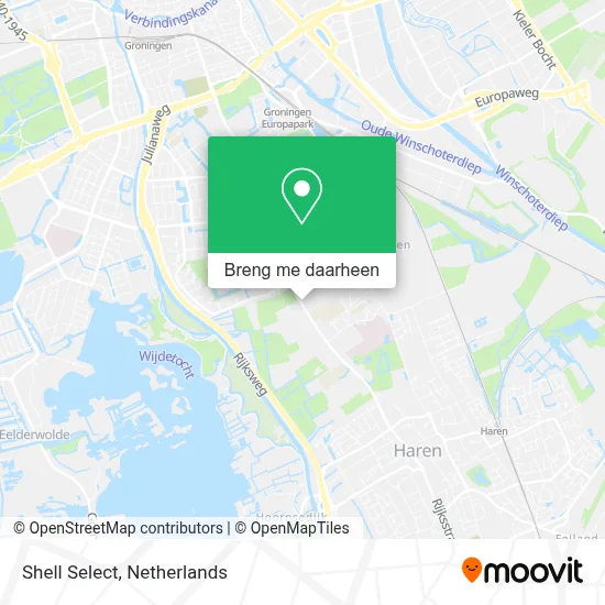 Shell Select kaart