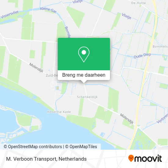 M. Verboon Transport kaart