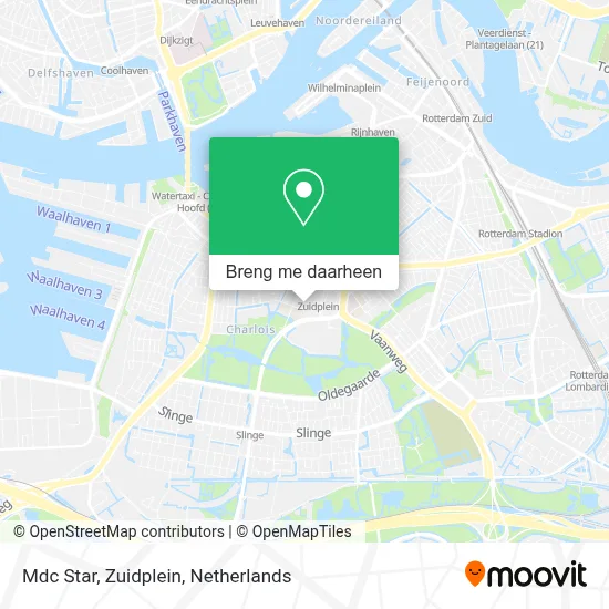 Mdc Star, Zuidplein kaart