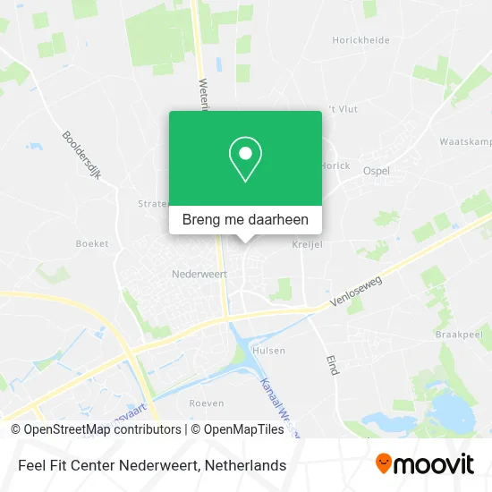 Feel Fit Center Nederweert kaart