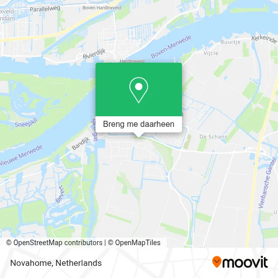 Novahome kaart