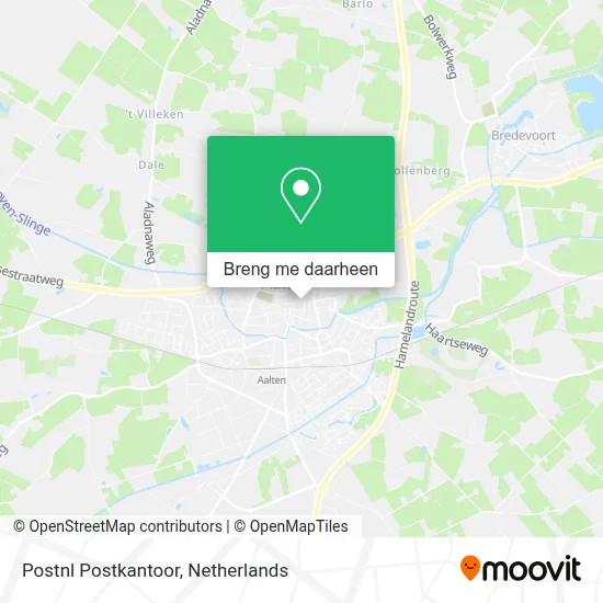 Postnl Postkantoor kaart