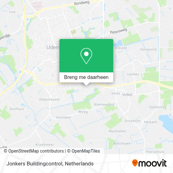 Jonkers Buildingcontrol kaart