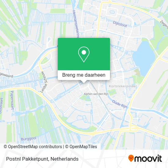 Postnl Pakketpunt kaart