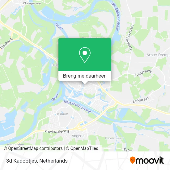3d Kadootjes kaart
