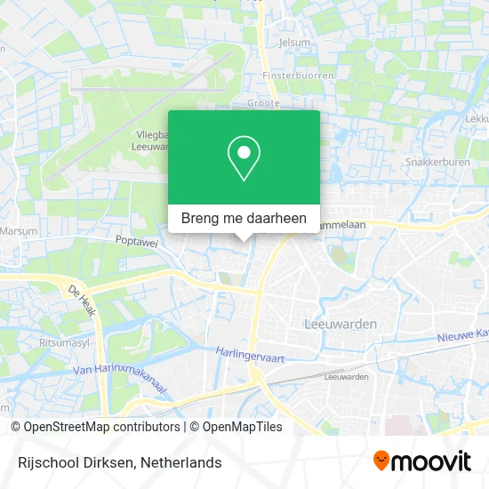 Rijschool Dirksen kaart