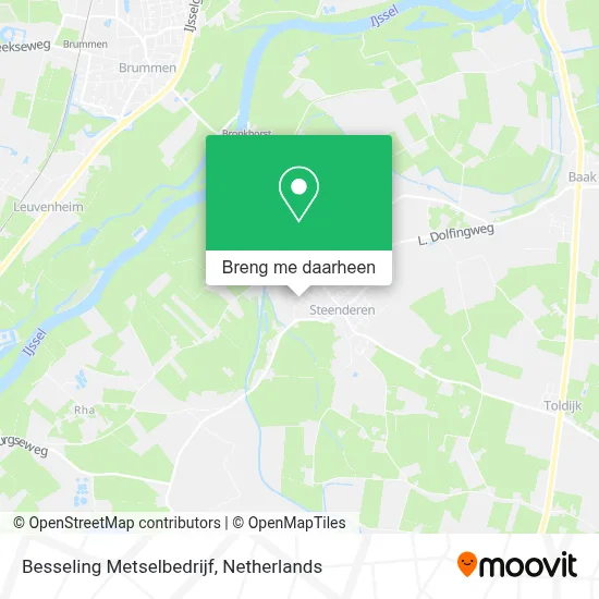 Besseling Metselbedrijf kaart