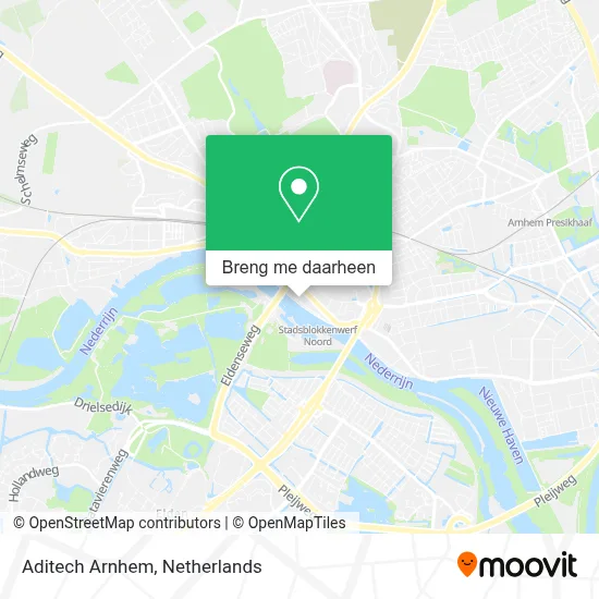 Aditech Arnhem kaart
