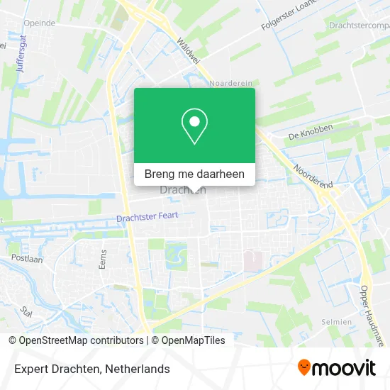 Expert Drachten kaart