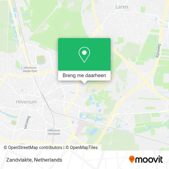 Zandvlakte kaart