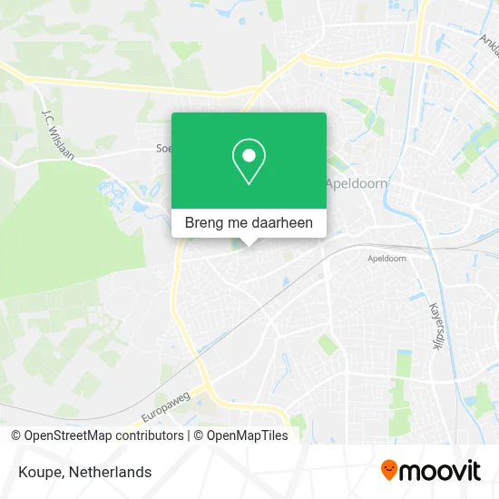 Koupe kaart