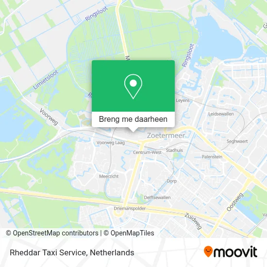 Rheddar Taxi Service kaart