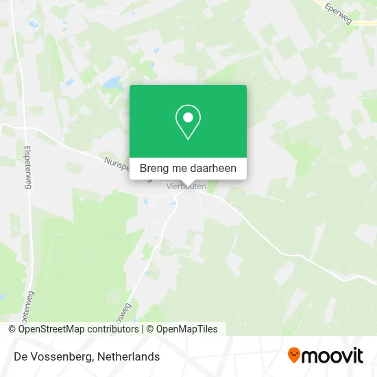 De Vossenberg kaart