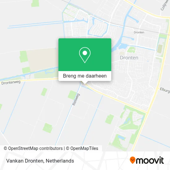 Vankan Dronten kaart