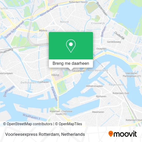 Voorleesexpress Rotterdam kaart