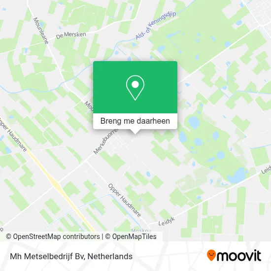 Mh Metselbedrijf Bv kaart