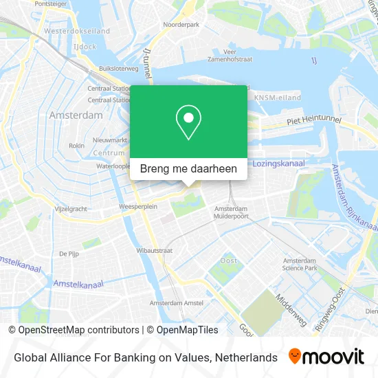 Global Alliance For Banking on Values kaart