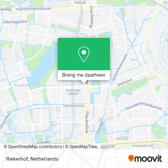 Riekerhof kaart