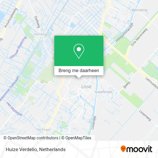 Huize Verdelio kaart