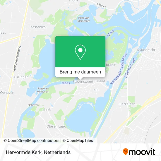 Hervormde Kerk kaart
