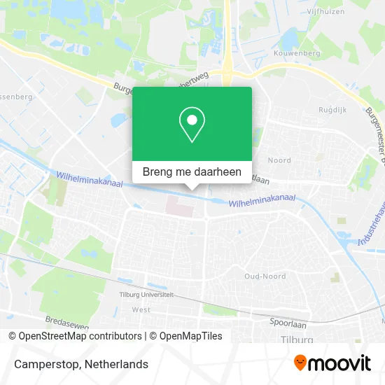 Camperstop kaart