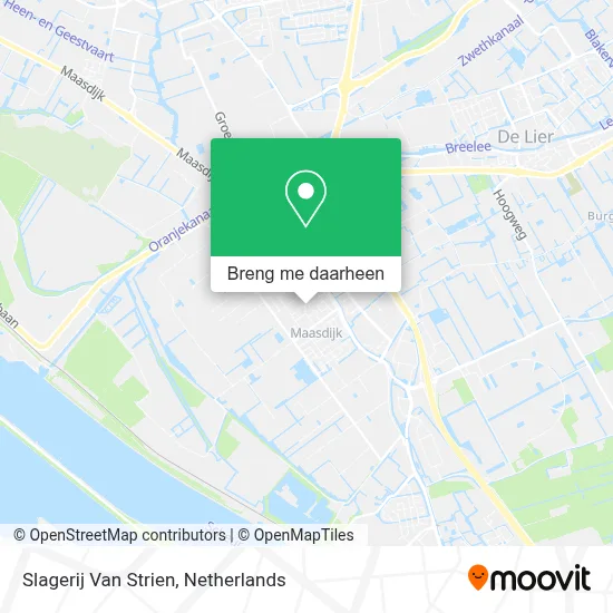 Slagerij Van Strien kaart