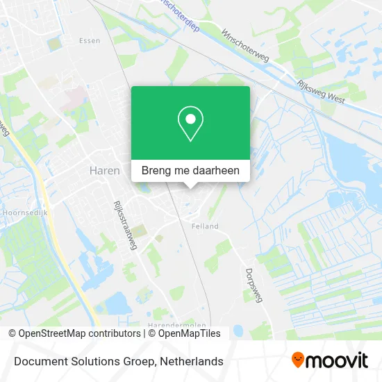 Document Solutions Groep kaart