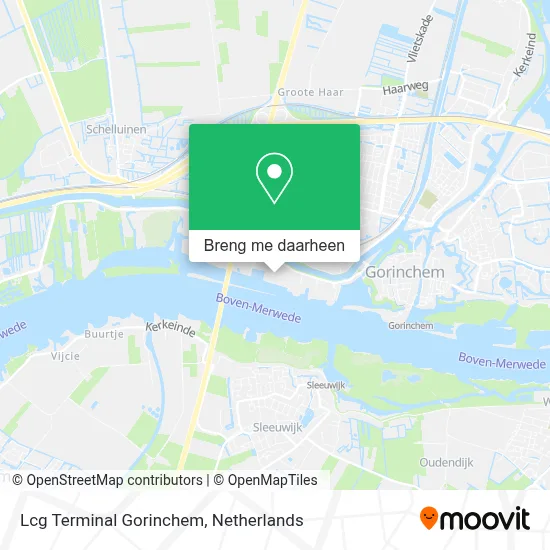 Lcg Terminal Gorinchem kaart