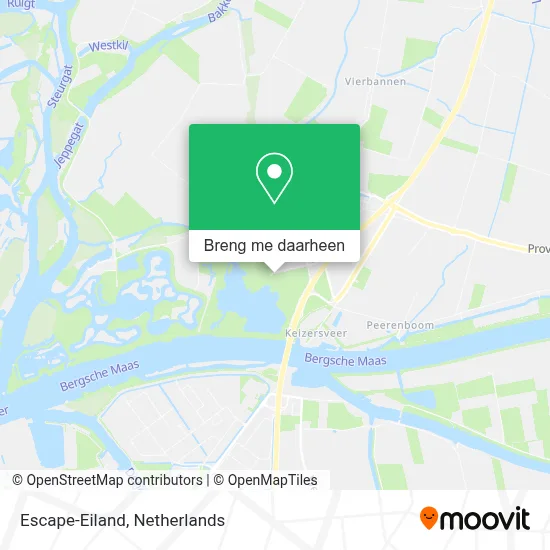 Escape-Eiland kaart