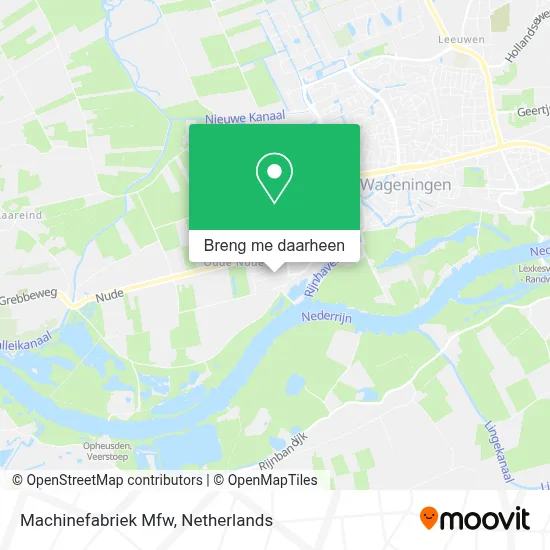 Machinefabriek Mfw kaart
