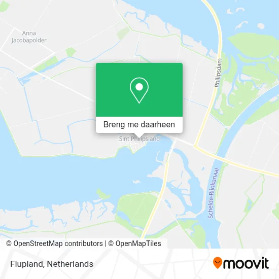 Flupland kaart