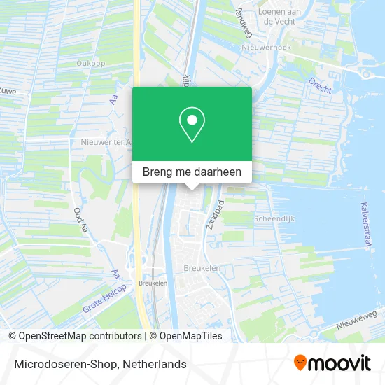 Microdoseren-Shop kaart