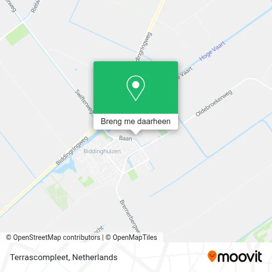 Terrascompleet kaart