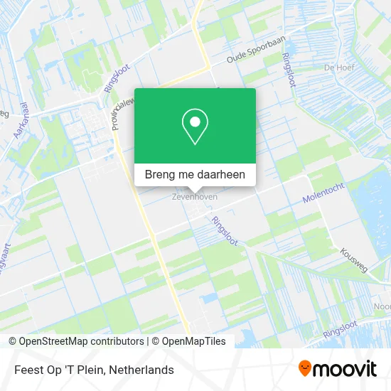 Feest Op 'T Plein kaart