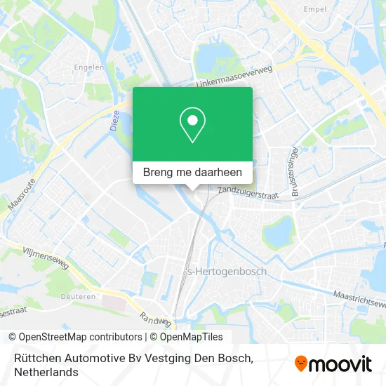 Rüttchen Automotive Bv Vestging Den Bosch kaart