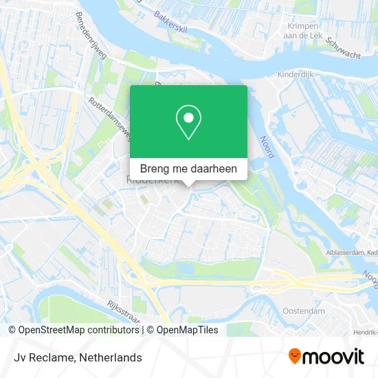 Jv Reclame kaart