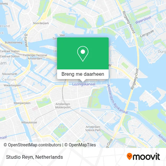 Studio Reyn kaart