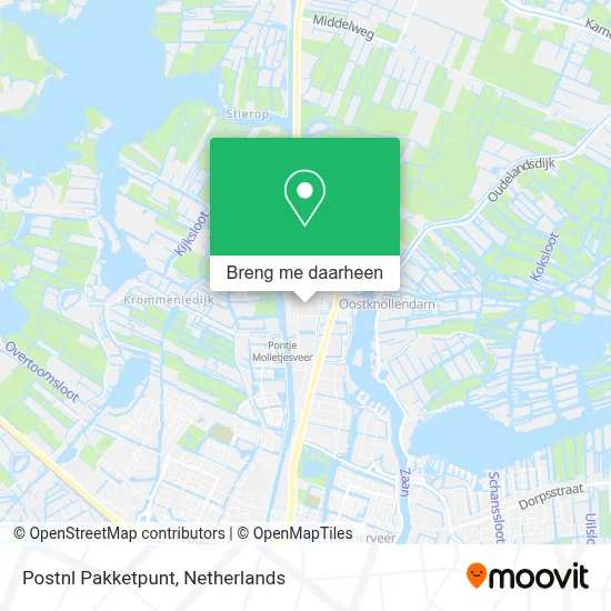 Postnl Pakketpunt kaart