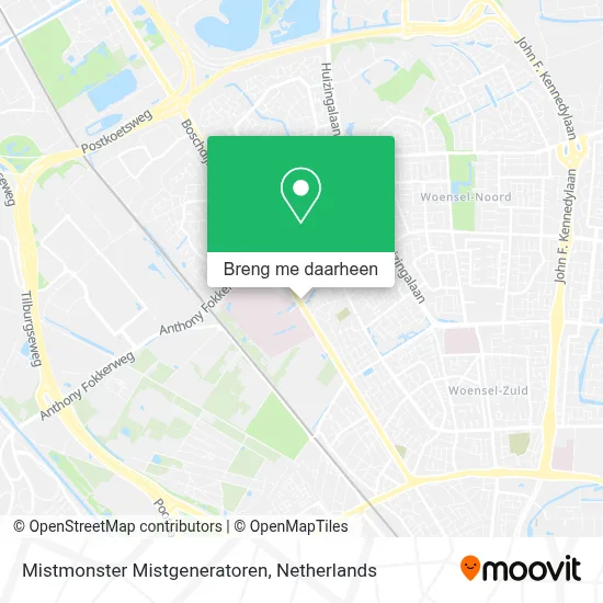 Mistmonster Mistgeneratoren kaart