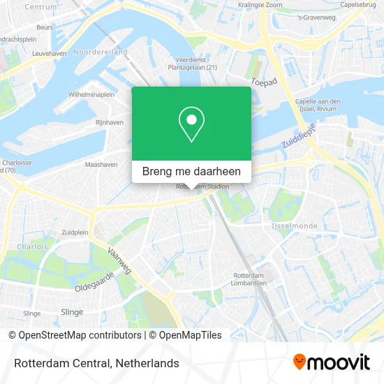 Rotterdam Central kaart
