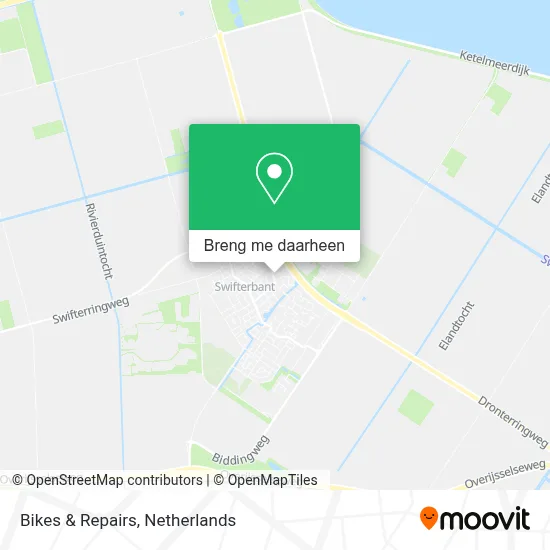 Bikes & Repairs kaart