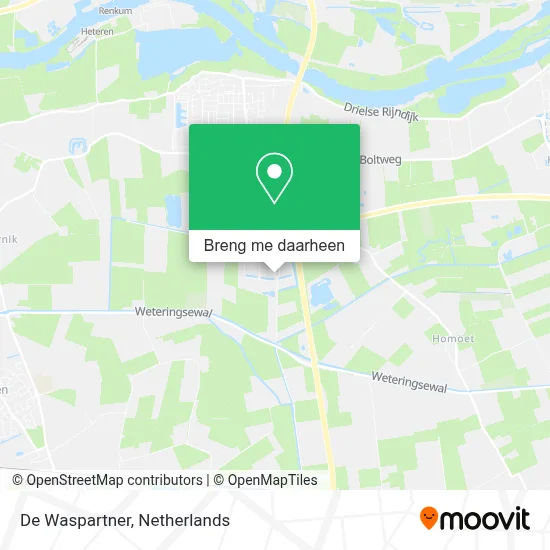 De Waspartner kaart