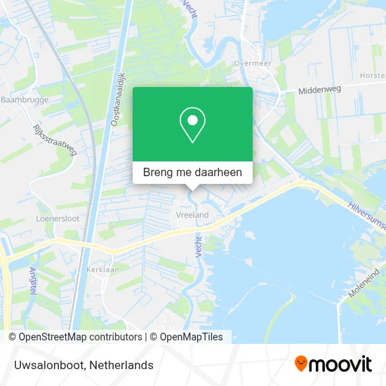 Uwsalonboot kaart