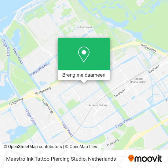 Maestro Ink Tattoo Piercing Studio kaart