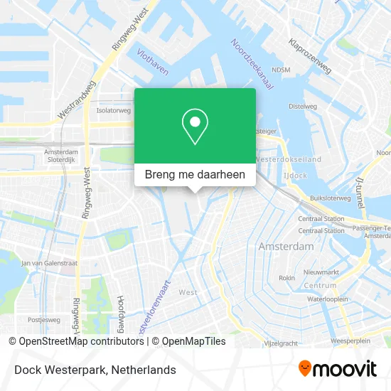 Dock Westerpark kaart